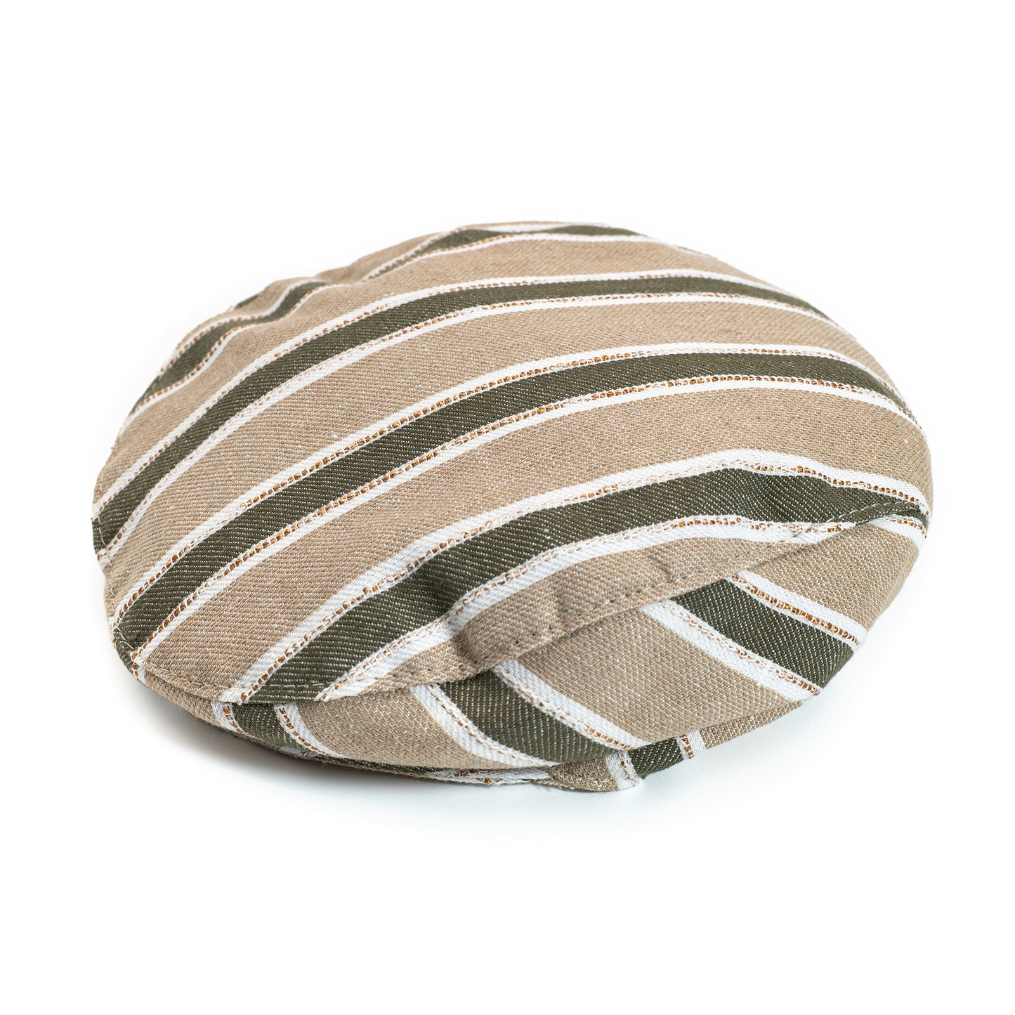 Linen Blend Flat Cap