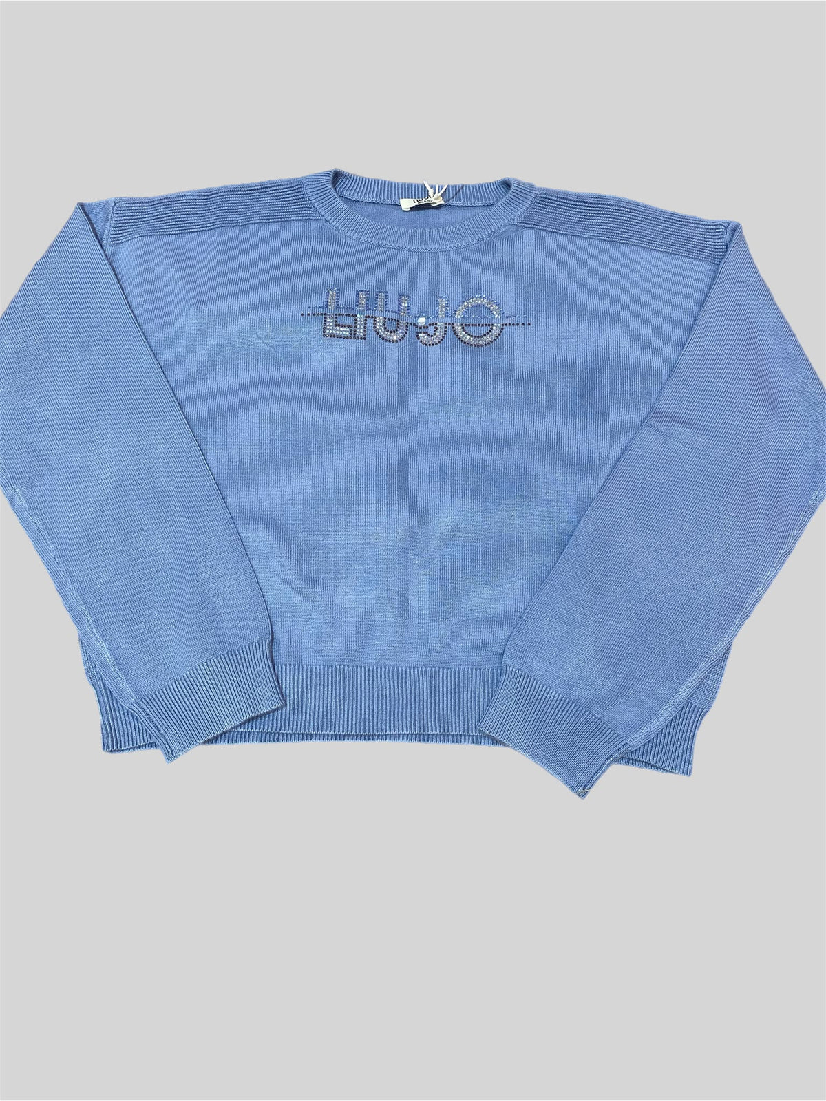 Maglia Liu Jo azzurra con logo, versione non disponibile